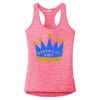 Multi-Color Sublimatable Ladies PosiCharge Electric Heather Racerback Tank Thumbnail