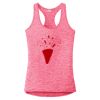 Multi-Color Sublimatable Ladies PosiCharge Electric Heather Racerback Tank Thumbnail