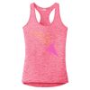 Multi-Color Sublimatable Ladies PosiCharge Electric Heather Racerback Tank Thumbnail