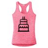 Multi-Color Sublimatable Ladies PosiCharge Electric Heather Racerback Tank Thumbnail