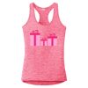 Multi-Color Sublimatable Ladies PosiCharge Electric Heather Racerback Tank Thumbnail