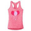 Multi-Color Sublimatable Ladies PosiCharge Electric Heather Racerback Tank Thumbnail