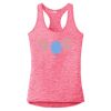 Multi-Color Sublimatable Ladies PosiCharge Electric Heather Racerback Tank Thumbnail