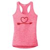 Multi-Color Sublimatable Ladies PosiCharge Electric Heather Racerback Tank Thumbnail