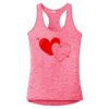 Multi-Color Sublimatable Ladies PosiCharge Electric Heather Racerback Tank Thumbnail