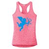 Multi-Color Sublimatable Ladies PosiCharge Electric Heather Racerback Tank Thumbnail