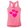 Multi-Color Sublimatable Ladies PosiCharge Electric Heather Racerback Tank Thumbnail