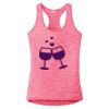 Multi-Color Sublimatable Ladies PosiCharge Electric Heather Racerback Tank Thumbnail