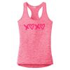 Multi-Color Sublimatable Ladies PosiCharge Electric Heather Racerback Tank Thumbnail