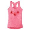 Multi-Color Sublimatable Ladies PosiCharge Electric Heather Racerback Tank Thumbnail