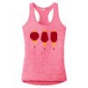 Multi-Color Sublimatable Ladies PosiCharge Electric Heather Racerback Tank Thumbnail