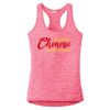 Multi-Color Sublimatable Ladies PosiCharge Electric Heather Racerback Tank Thumbnail