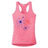 Multi-Color Sublimatable Ladies PosiCharge Electric Heather Racerback Tank Thumbnail