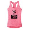 Multi-Color Sublimatable Ladies PosiCharge Electric Heather Racerback Tank Thumbnail