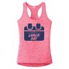 Multi-Color Sublimatable Ladies PosiCharge Electric Heather Racerback Tank Thumbnail