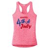 Multi-Color Sublimatable Ladies PosiCharge Electric Heather Racerback Tank Thumbnail