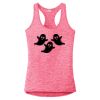 Multi-Color Sublimatable Ladies PosiCharge Electric Heather Racerback Tank Thumbnail