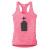 Multi-Color Sublimatable Ladies PosiCharge Electric Heather Racerback Tank Thumbnail