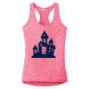 Multi-Color Sublimatable Ladies PosiCharge Electric Heather Racerback Tank Thumbnail