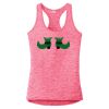 Multi-Color Sublimatable Ladies PosiCharge Electric Heather Racerback Tank Thumbnail
