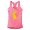 Multi-Color Sublimatable Ladies PosiCharge Electric Heather Racerback Tank Thumbnail