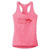 Multi-Color Sublimatable Ladies PosiCharge Electric Heather Racerback Tank Thumbnail
