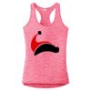 Multi-Color Sublimatable Ladies PosiCharge Electric Heather Racerback Tank Thumbnail