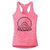 Multi-Color Sublimatable Ladies PosiCharge Electric Heather Racerback Tank Thumbnail