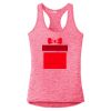 Multi-Color Sublimatable Ladies PosiCharge Electric Heather Racerback Tank Thumbnail