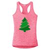 Multi-Color Sublimatable Ladies PosiCharge Electric Heather Racerback Tank Thumbnail