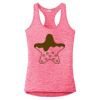 Multi-Color Sublimatable Ladies PosiCharge Electric Heather Racerback Tank Thumbnail