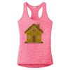 Multi-Color Sublimatable Ladies PosiCharge Electric Heather Racerback Tank Thumbnail