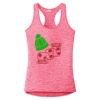 Multi-Color Sublimatable Ladies PosiCharge Electric Heather Racerback Tank Thumbnail