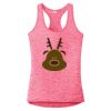 Multi-Color Sublimatable Ladies PosiCharge Electric Heather Racerback Tank Thumbnail