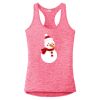 Multi-Color Sublimatable Ladies PosiCharge Electric Heather Racerback Tank Thumbnail