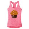 Multi-Color Sublimatable Ladies PosiCharge Electric Heather Racerback Tank Thumbnail