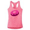 Multi-Color Sublimatable Ladies PosiCharge Electric Heather Racerback Tank Thumbnail