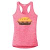 Multi-Color Sublimatable Ladies PosiCharge Electric Heather Racerback Tank Thumbnail