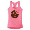 Multi-Color Sublimatable Ladies PosiCharge Electric Heather Racerback Tank Thumbnail