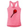 Multi-Color Sublimatable Ladies PosiCharge Electric Heather Racerback Tank Thumbnail