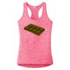 Multi-Color Sublimatable Ladies PosiCharge Electric Heather Racerback Tank Thumbnail