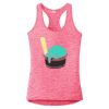 Multi-Color Sublimatable Ladies PosiCharge Electric Heather Racerback Tank Thumbnail