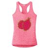 Multi-Color Sublimatable Ladies PosiCharge Electric Heather Racerback Tank Thumbnail