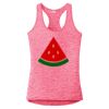 Multi-Color Sublimatable Ladies PosiCharge Electric Heather Racerback Tank Thumbnail