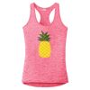 Multi-Color Sublimatable Ladies PosiCharge Electric Heather Racerback Tank Thumbnail