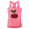 Multi-Color Sublimatable Ladies PosiCharge Electric Heather Racerback Tank Thumbnail