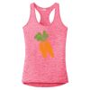 Multi-Color Sublimatable Ladies PosiCharge Electric Heather Racerback Tank Thumbnail