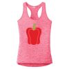 Multi-Color Sublimatable Ladies PosiCharge Electric Heather Racerback Tank Thumbnail