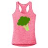 Multi-Color Sublimatable Ladies PosiCharge Electric Heather Racerback Tank Thumbnail