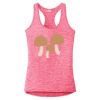 Multi-Color Sublimatable Ladies PosiCharge Electric Heather Racerback Tank Thumbnail